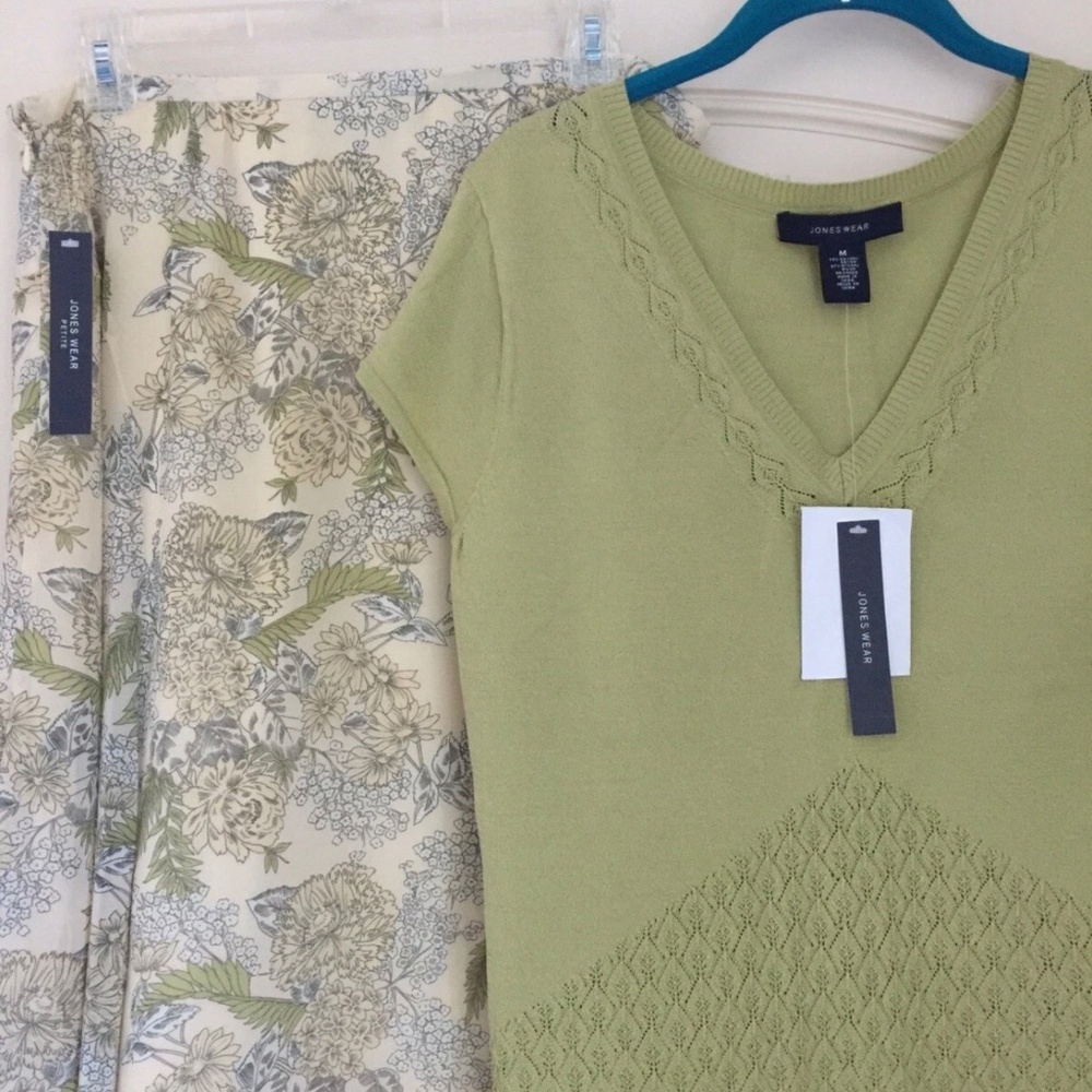 Jones Wear Sweater & Skirt  (new)